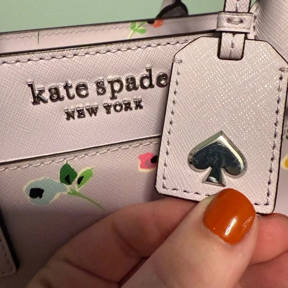 Kate Spade Lavender Floral Satchel - Picture 4 of 16